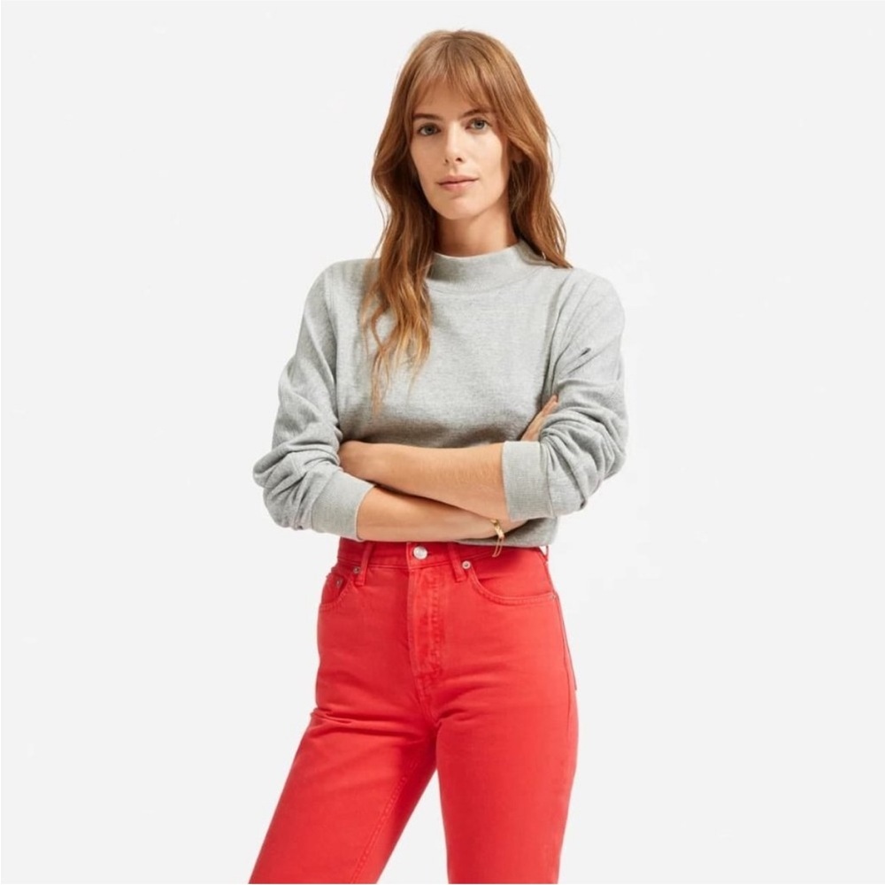 Everlane The Cheeky Jean Crop Red Size 27 - Picture 2 of 10